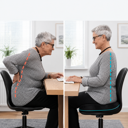 Ergonomisk sittdyna i memory foam